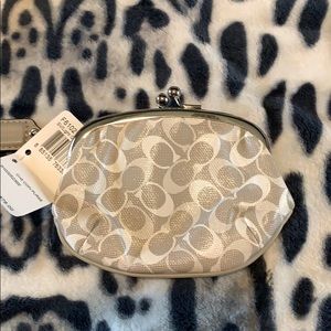 Brand new small coin Coach bag